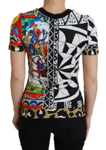 Multicolor Printed Women Exclusive Shirt Top Dolce & Gabbana