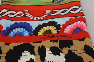 Multicolor Printed Women Exclusive Shirt Top Dolce & Gabbana