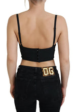 Pink Leopard Print Cropped Bustier Corset Top Dolce & Gabbana