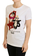 T-shirt Top White Textured Short Sleeve Dolce & Gabbana