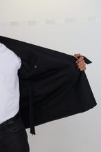 Black Robe Striped DG Patch Jacket Men Blazer Dolce & Gabbana