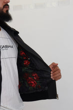 Black Lamb Leather Collared Men Coat Jacket Dolce & Gabbana