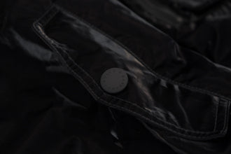 Black Nylon Hooded Full Zip Bomber Jacket Dolce & Gabbana