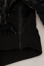 Black Nylon Hooded Full Zip Bomber Jacket Dolce & Gabbana