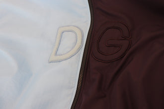 Black Blue DG Hooded Full Zip Men Jacket Dolce & Gabbana