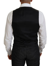 Black Virgin Wool Waistcoat Formal Vest Dolce & Gabbana
