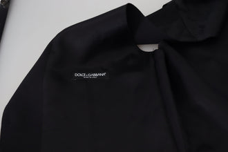 Black Virgin Wool Waistcoat Formal Vest Dolce & Gabbana