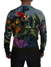Multicolor Jungle Wool Pullover Logo Sweater Dolce & Gabbana
