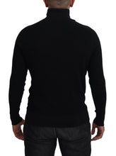 Black Silk Turtle Neck Pullover Sweater Dolce & Gabbana