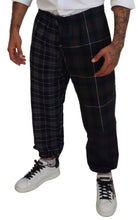 Multicolor Checkered Wool Men Jogger Pants Dolce & Gabbana