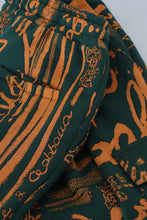 Multicolor Logo Print Silk Cargo Jogger Pants Dolce & Gabbana
