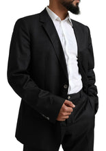 Dolce & Gabbana Black MARTINI Single Breasted 2 Piece Suit