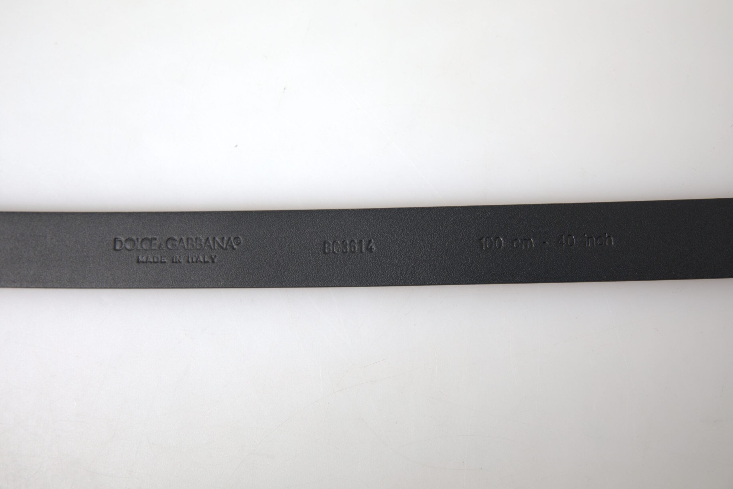 Dolce & Gabbana Bordeaux Leather Silver Metal Buckle Belt