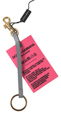 Dolce & Gabbana Pink Silicone DG Logo Gold Brass Keyring Women Keychain