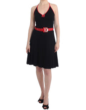 Black belted palladio dress Roccobarocco