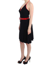 Black belted palladio dress Roccobarocco