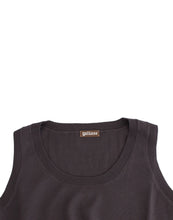 Brown knit tank top John Galliano
