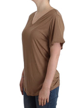 Brown shortsleeved top John Galliano