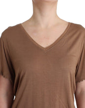 Brown shortsleeved top John Galliano