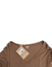 Brown shortsleeved top John Galliano