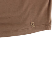 Brown shortsleeved top John Galliano
