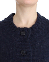 Blue cropped cardigan John Galliano