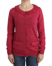 Pink wool cardigan John Galliano