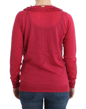 Pink wool cardigan John Galliano