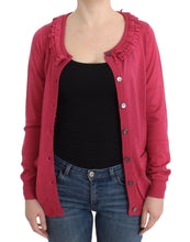 Pink wool cardigan John Galliano