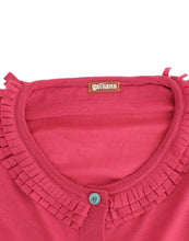 Pink wool cardigan John Galliano