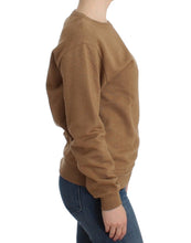 Brown Crewneck Cotton Sweater John Galliano