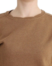 Brown Crewneck Cotton Sweater John Galliano