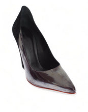 Gray Black Leather Suede Heels Pumps Shoes Cédric Charlier