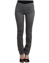 Gray slim fit pants John Galliano