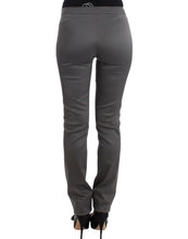 Gray slim fit pants John Galliano