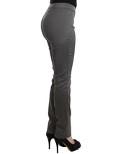 Gray slim fit pants John Galliano