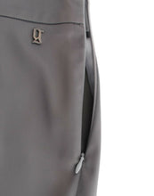 Gray slim fit pants John Galliano