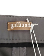 Gray slim fit pants John Galliano
