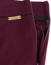 Purple slim fit pants John Galliano