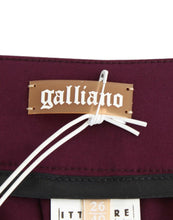 Purple slim fit pants John Galliano