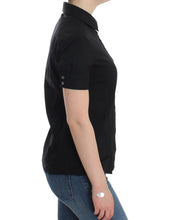Black cotton shirt top John Galliano