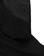 Black cotton shirt top John Galliano