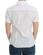 White Cotton Shirt Top John Galliano