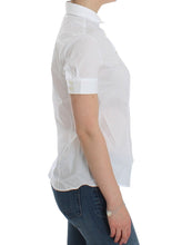 White Cotton Shirt Top John Galliano