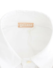 White Cotton Shirt Top John Galliano