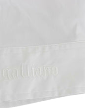 White Cotton Shirt Top John Galliano