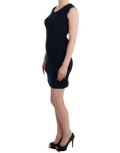Blue cotton jersey dress John Galliano