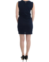 Blue cotton jersey dress John Galliano