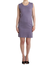 Purple cotton jersey dress John Galliano