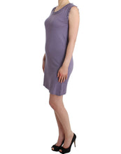 Purple cotton jersey dress John Galliano
